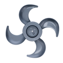 Ventaviola de 4 Aspas Design Color Silver