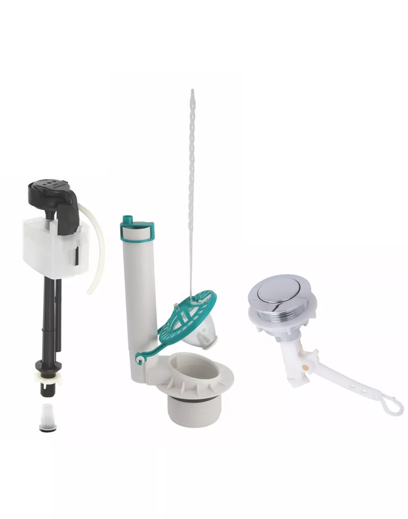 803133331    Conjunto De Grifería Para Tanque Sanitario Laguna Botón Superior x 1 Unidad