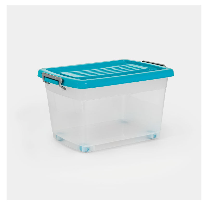 Caja Megautil con Ruedas de 40 Litros Azul