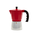 Cafetera Espresso 9 Tazas con Asa Rojo 6116600