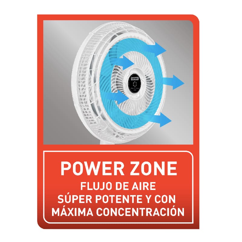 Ventilador SAMURAI Silence Force Plus 2 En 1 Blanco VE7742I0