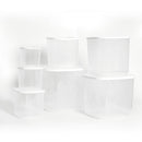 Contenedor Multiusos Set x 7 Unidades Blanco 06578BLANCO