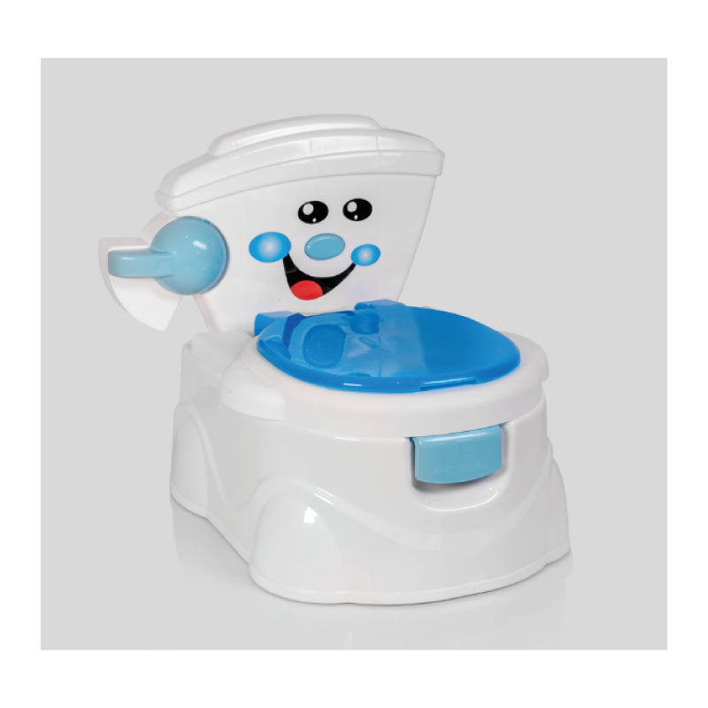 08531AZUL    Baño Entrenador Carita Magica Azul X 6 Und Azul