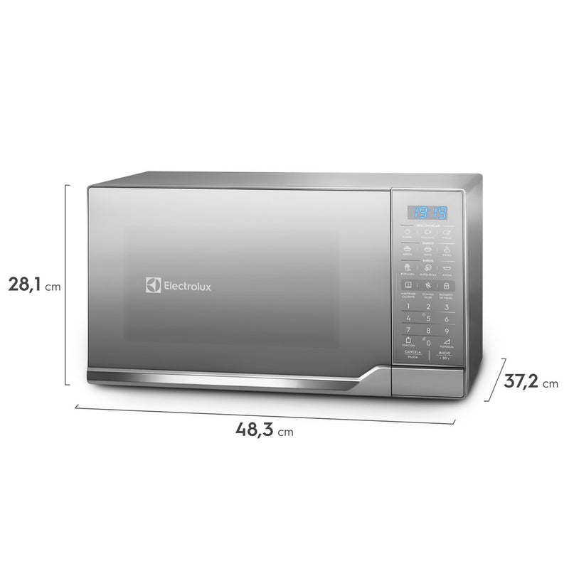 Horno Microondas Freestanding de 25 Litros Plata