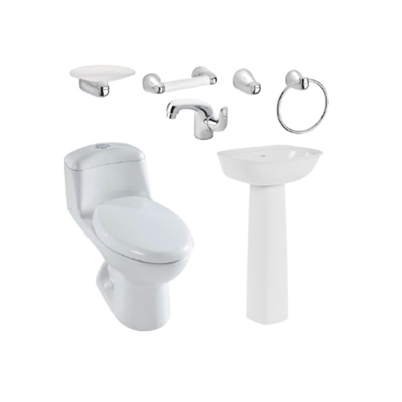 Combo Aluvia Smart Con Pedestal Blanco