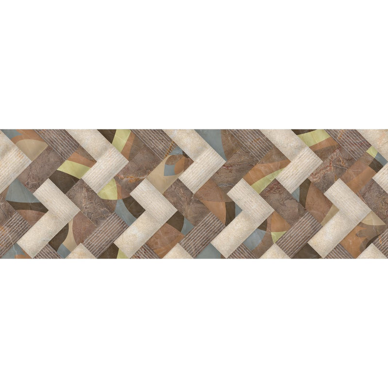 Liston Estructurado Leroy 15x45 Café Cara Unica 452951761