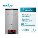 Calentador Mabe Paso 12L Tiro Natural GN CIM12C2NSNA