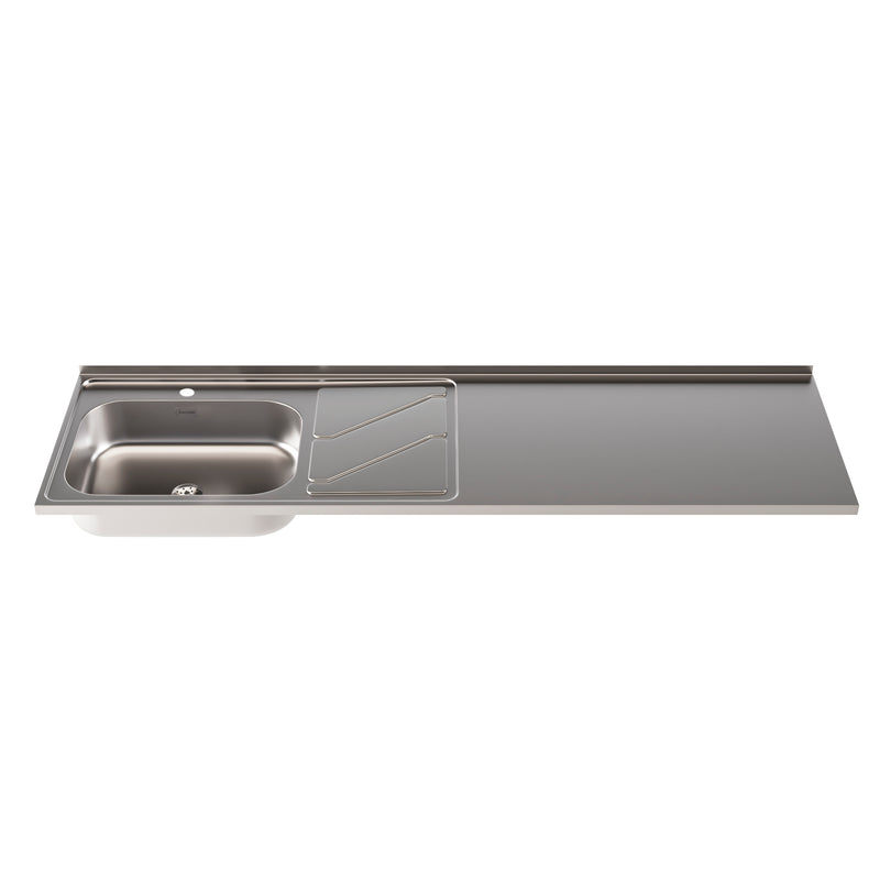 Meson Fluens 180X52cm Pozuelo Liso Izquierdo Monocontrol 240056