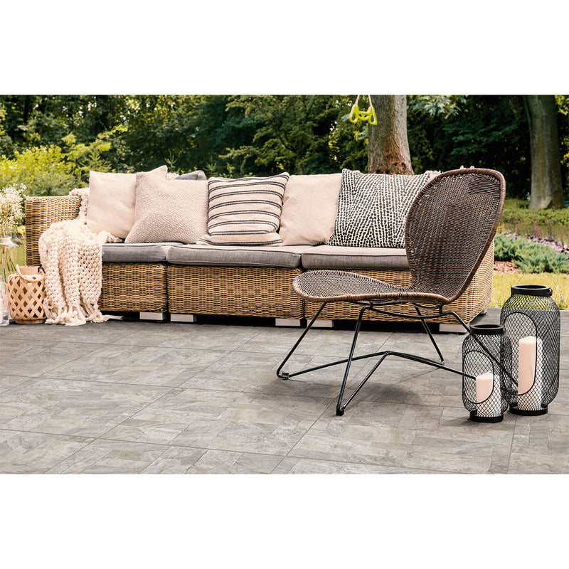 Piso Estructural   Hacienda  Gris 60X60Cms X1.80 Mts 602352501