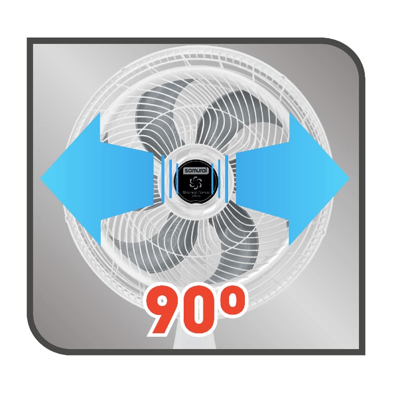 Ventilador SAMURAI Silence Force Plus 2 En 1 Blanco VE7742I0