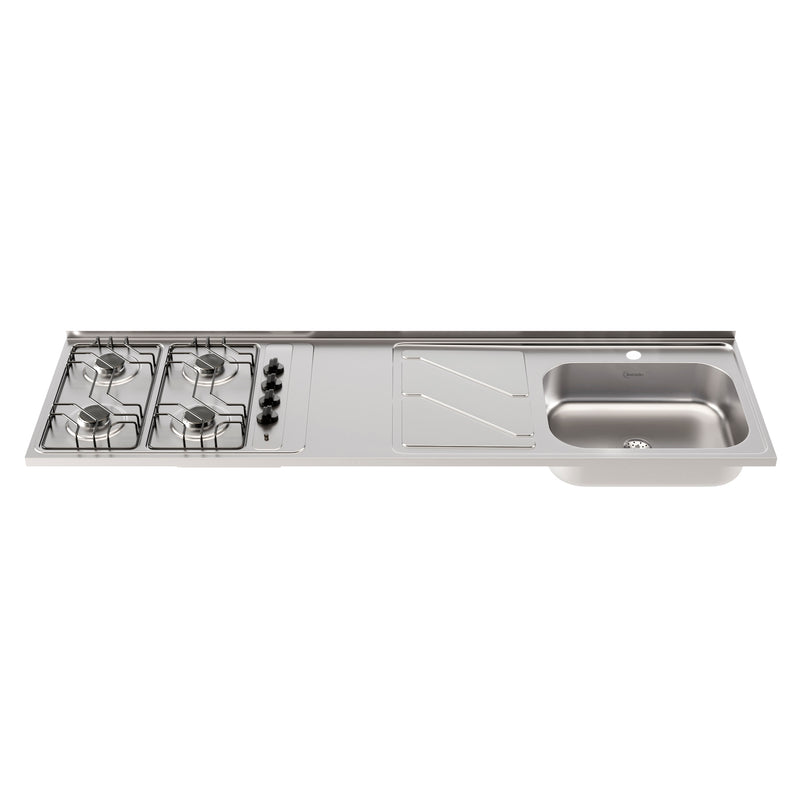 240057    Meson Fluens 180X52cm Pozuelo Izquierdo 4 Puestos Monocontrol
