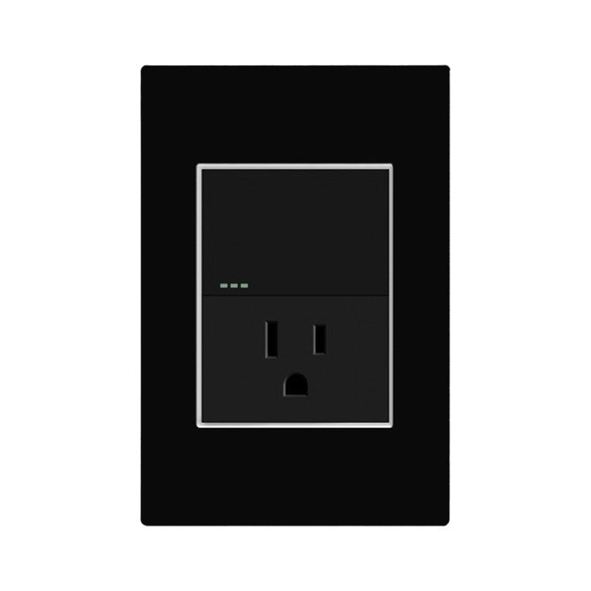 Toma + Interruptor Black Mirror ETI56