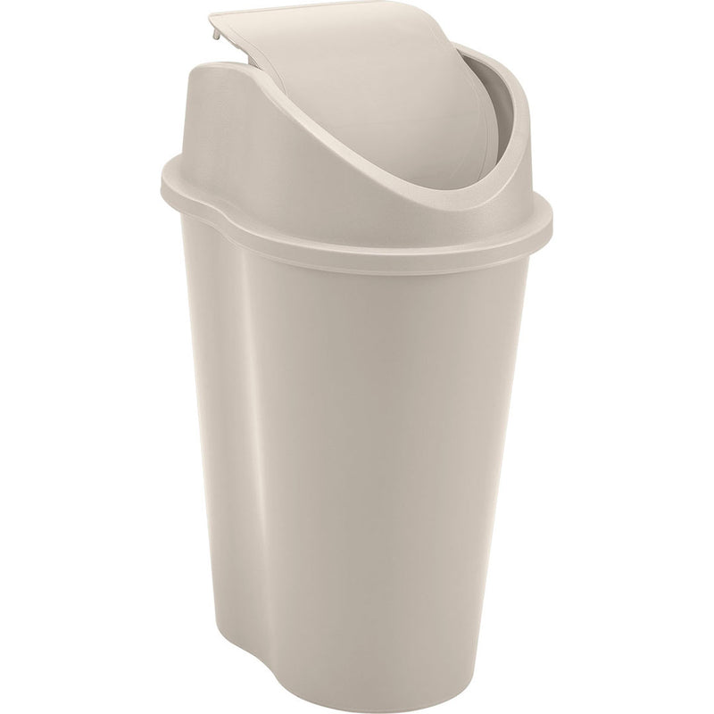 8780   Papelera Style Tapa Vaivén 1, Litros Taupe