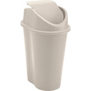 Papelera Style Tapa Vaivén 1, Litros Taupe 8780