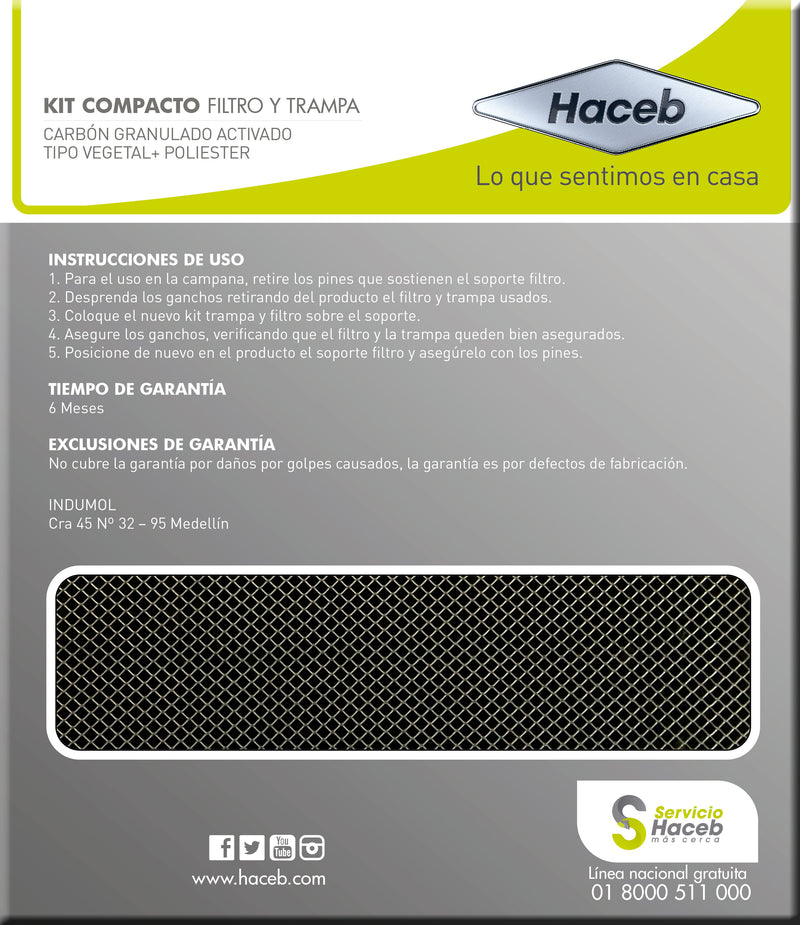Kit Compacto Filtro y Trampa 1000480
