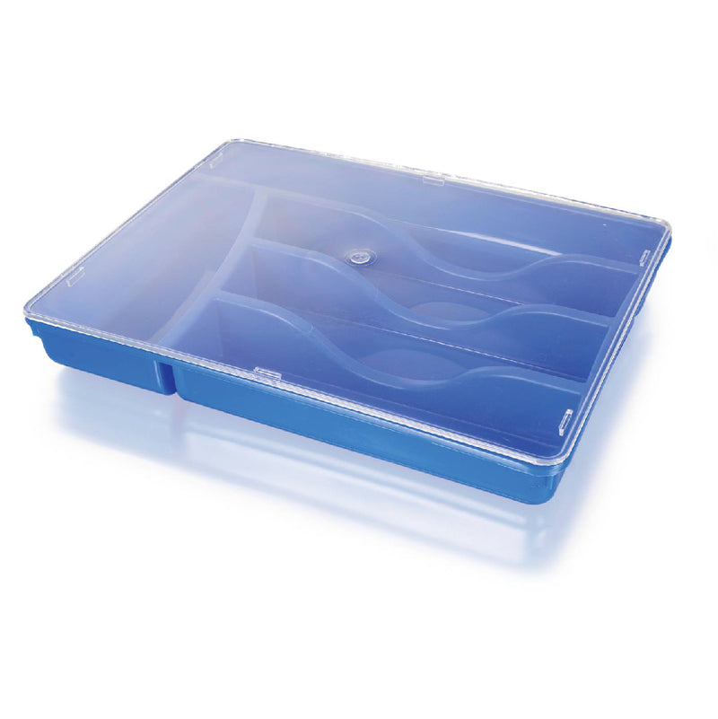 Cubiertero con Tapa Imusa Azul 1441600