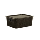 Canasta Rattan Ecored 8Lt Cafe 02496CAFE