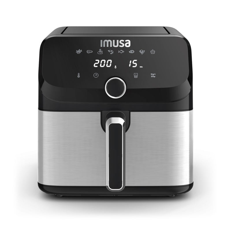 Olla Freidora Easy Fry Mega 7.5 Litros Inox EZ855D56