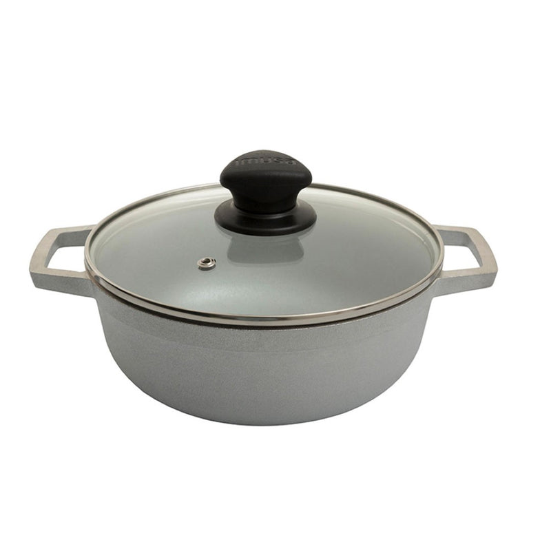 Caldero Imusa 24 Cms- 3.5 Lts Original Tapa de Vidrio N.5 8042400