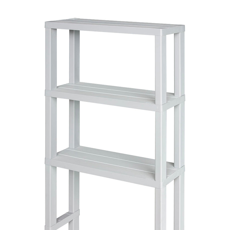 12981   Estante Organizador de Baño 3 Niveles Gris Hielo