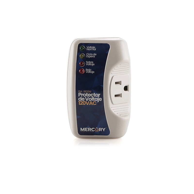 Protector de Voltaje 15A Blister 120V Blanco