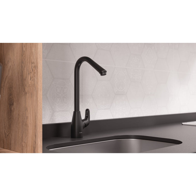 Subconjunto Grifería Lavaplatos Monocontrol Aluvia Negro AV4185551