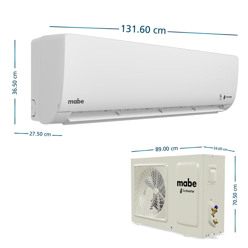 Aire Inverter Mabe 36000BTU 220V Blanco MMI36HDBWCC32C1