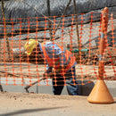 Malla Señalización de 1x50mt color Naranja 3100154NARANJA