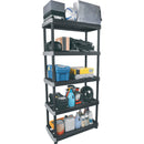 Estantería Ventilada Negro 5 Niveles 8016