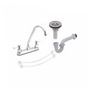 Conjunto griferia+lava platos de 8" palanca balta x 1 Unidad 415040001