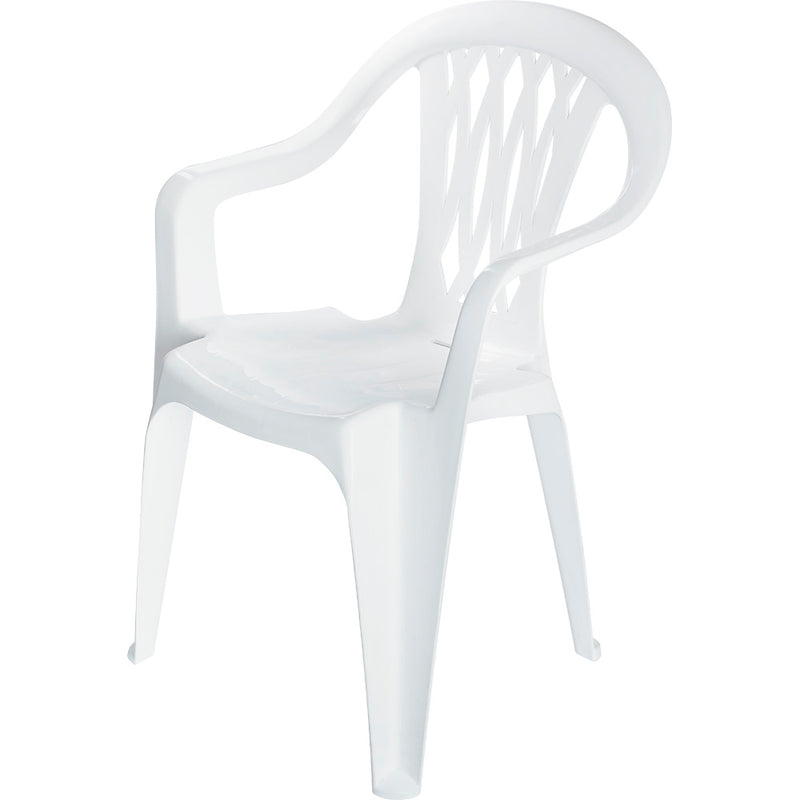 Silla Sinfonía Con Brazos Blanca