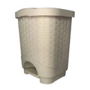Papelera Rattan Pedal 12 Litros Avellana 1098