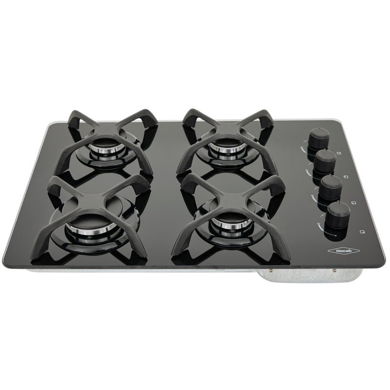 Cubierta para empotrar de Cristal 60 Cm NEGRO Gas Natural 9000732