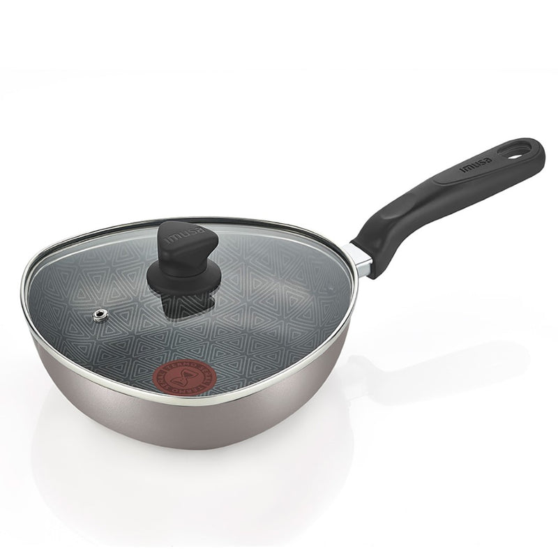 Wok Imusa Talent 24 Cms Tapa de Vidrio 0381500