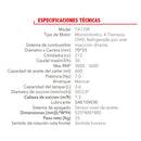 Motobomba Estercolera Tracker 2x2" 7HP TX20TE