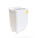 Lavadora Semiautomática Doble Tina 6 Kilos- 13 Libras Lynx Blanco. TXB60