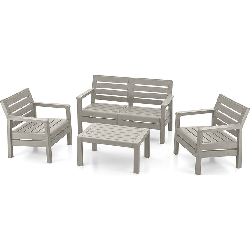 Sala Baru 4 Puestos Cemento 14253