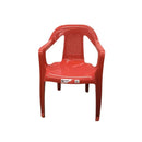 Silla Oceanía con Brazos Peletizada (Espaldar Ratan) - rojo 878