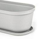 Matera Oval Rafia de 6, Cm Gris Hielo 12988