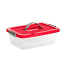 Caja Organizadora con Manija 6 L Roja 01520ROJO