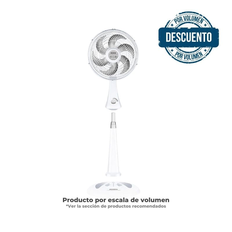 Ventilador SAMURAI Turbo Silence Compact 2en1 Blanco