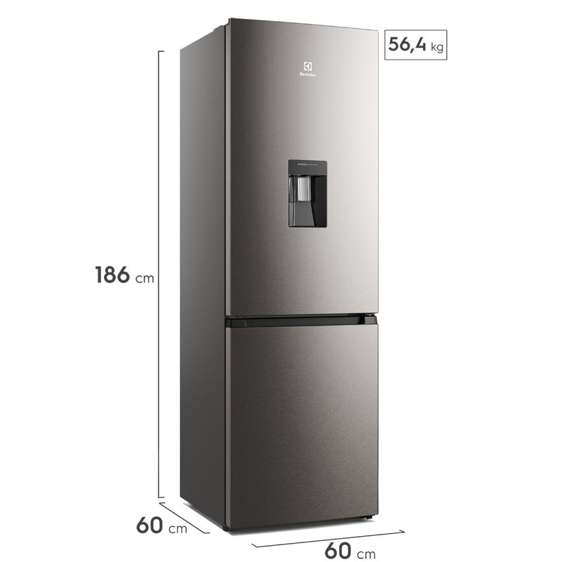 Nevera No Frost Congelador Inferior 285 Litros Silver ERBA29V3HVG