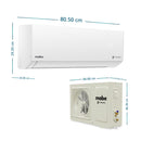 Aire Acondicionado Inverter Mabe 12000 BTU 220V Blanco MMI12CDBWCC32DC1
