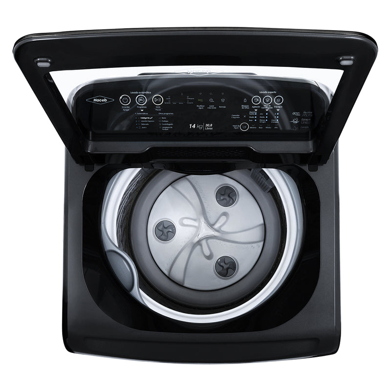 Lavadora Automatica Ivy de 14 Kg Digital color Negro 9002780