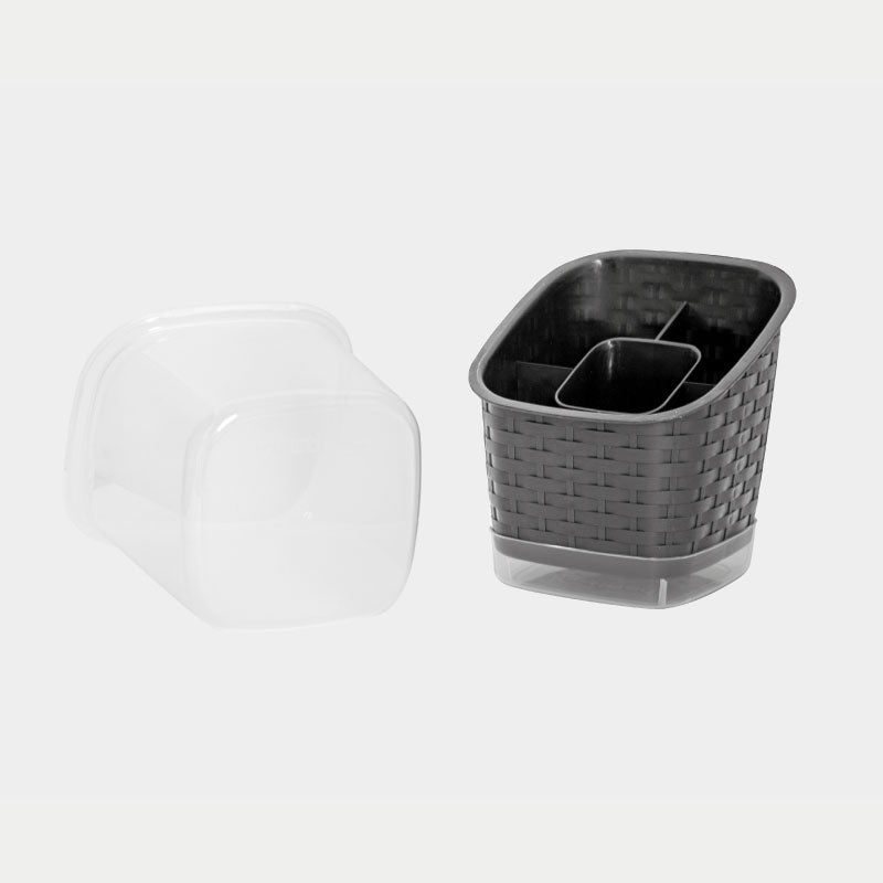 Soporte Para Utensilios Gris Plata 02445GRISPLATA