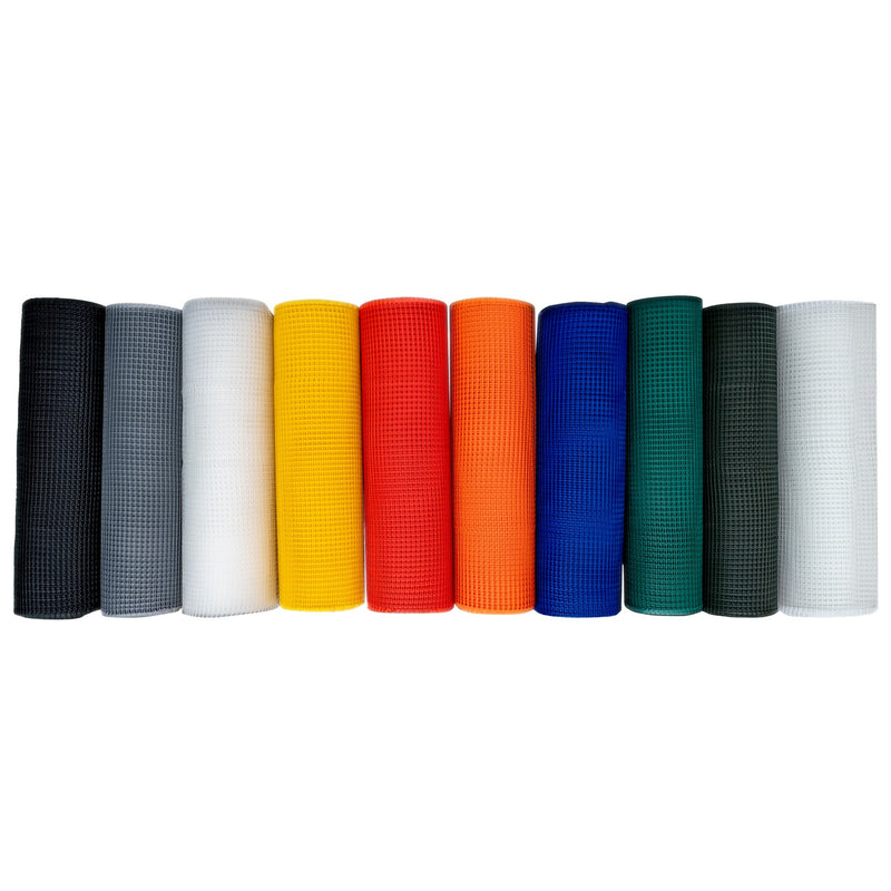 Malla cuadrada todo terreno 15x15mm,1.0m,220g/m, 30m,negro 3105151NEGRO