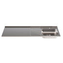 180X52cm Meson Fluens Pozuelo Liso Derecho Monocontrol 240055