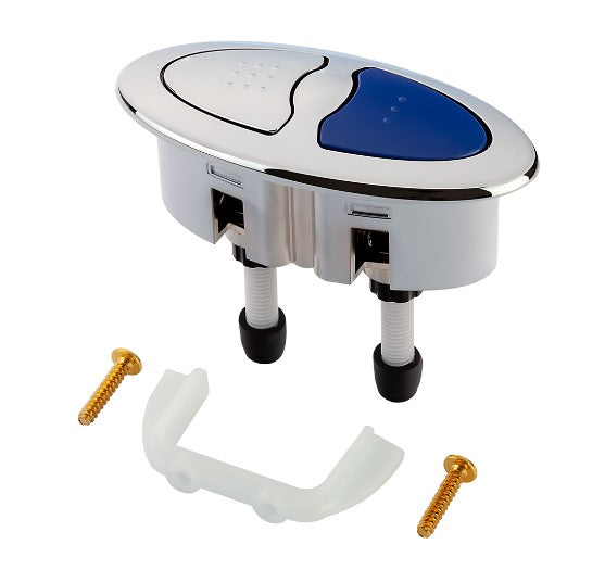 Botón de Doble Descarga Alongado para Sanitario x 1 Unidad O24070001