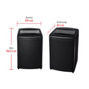 Lavadora Carga Superior de 13Kg 29 Libras Negro