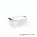 Caja Organizadora con Manija de 10 Litros Blanco 01522BLANCO